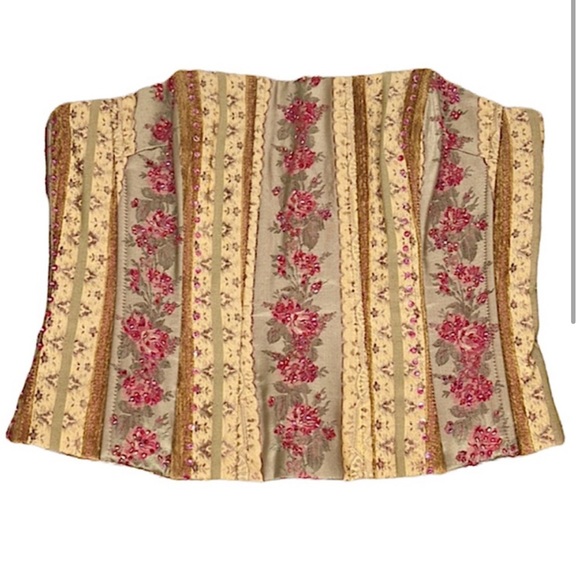 Vintage Tops - Vintage 90s tapestry bustier